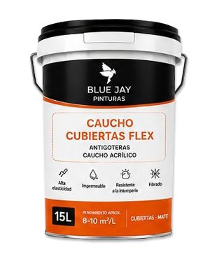 Blue Jay Caucho Cubiertas Flex Revestimiento Impermeabilizante Acrílico