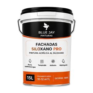 Blue Jay Fachadas Siloxano Pro Pintura Acrílica al Siloxano 15 L