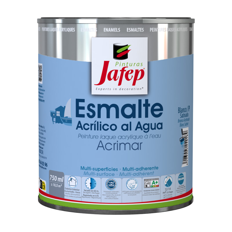 Jafep Esmalte Acrílico Acrimar Metalizado