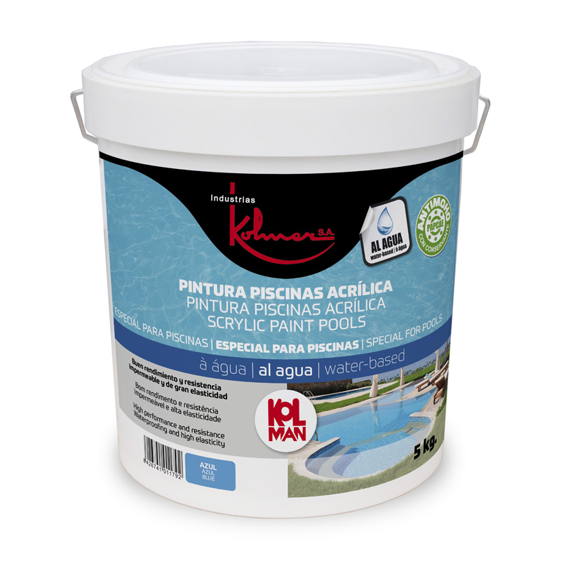 Pintura de Piscinas Acrílica Kolmer Antimoho