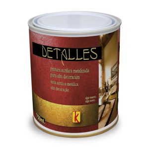 Pintura Acrílica Metalizada Alta Decoración Detalles