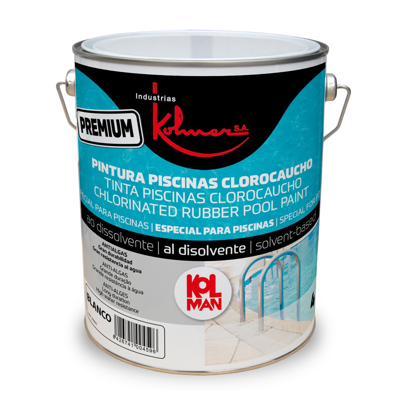 Pintura de Piscinas Clorocaucho Premium Kolmer Antimoho