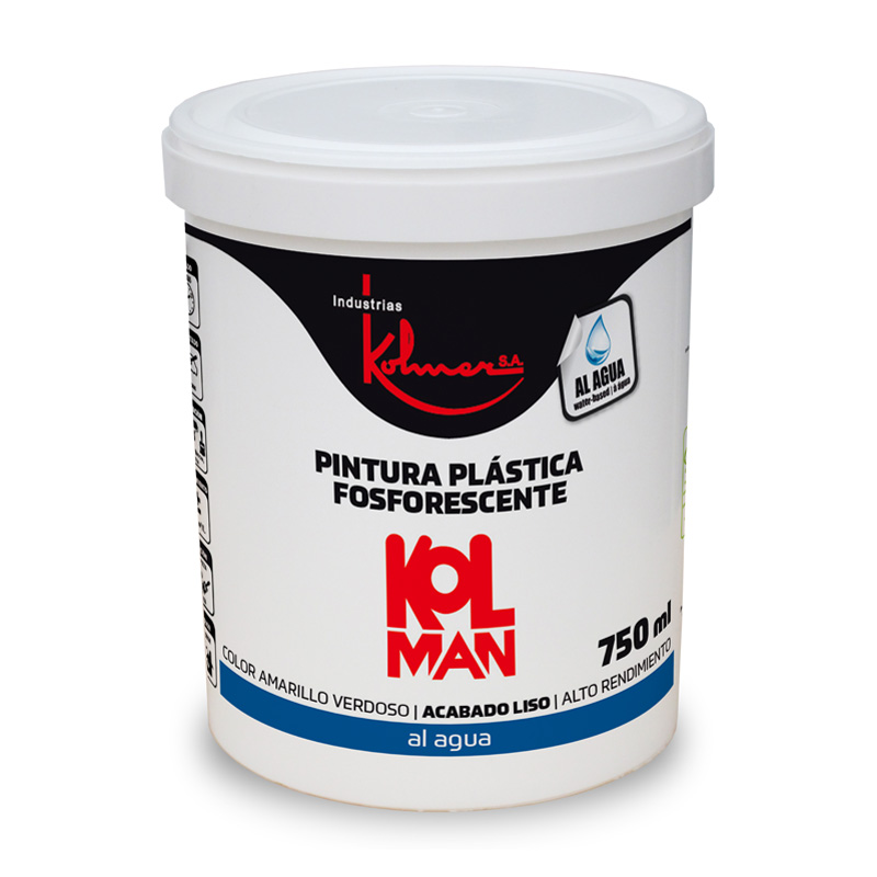 Pintura Plástica Fosforescente Kolman