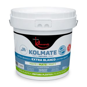 Pintura Plástica Mate Kolmate Extra Blanco